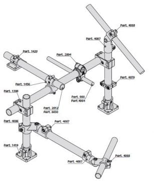 4084 BORU DİK BAĞLANTI TAKOZU
