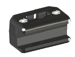 BALIK SIRTI PROFİLİ İÇİN MİLSİZ GENİŞ MENGENE (AÇIK)/SINGLE CLAMP