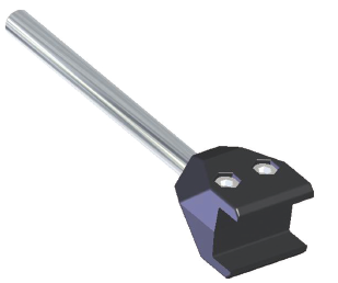 BALK SIRTI PROFİL TEKLİ MENGENE(MİLLİ)SINGLE CLAMP WITH ROD