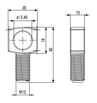 YÜSSÜK KONSOL GÖVDE TAKIMI İÇİN/EYEBOLT FOR KNOB