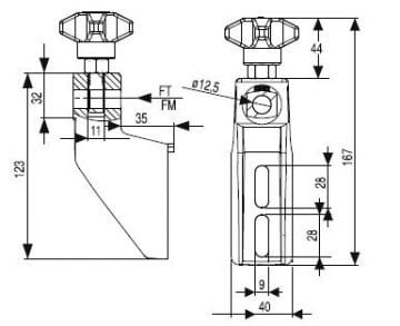 KONSOL GÖVDE TAKIMI(KÜÇÜK)/ADJUSTABLE BRACKETS