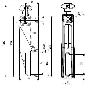 KONSOL GÖVDE TAKIMI(BÜYÜK)/ADJUSTABLE BRACKETS