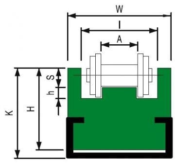 ALPOLEN 1000 ''UCC'' SIRALI ZİNCİR KIZAKLARI / ROLLER CHAIN GUIDES ''UCC''