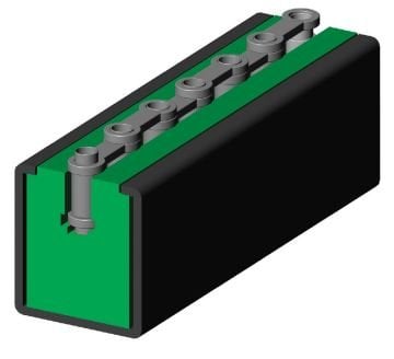 ALPOLEN 1000 ''CCZ'' MODEL ÇELİK PROFİLLİ ZİNCİR KIZAKLARI