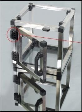 PLASTİK MENTEŞE 49*49 VİDALI/HINGES