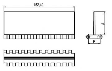 MODEL: 939-940/941-942 KAYNAKLI PİMLİ HASIR TAŞIMA BANT GÖTÜRÜCÜ / CLEAT FOR MODULAR CONVEYOR BELTS WITH WELDED PIN