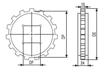 381 TAHRİK DİŞLİSİ / SPLIT SPROCKETS