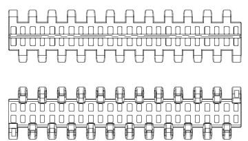 25.4 KOLAY TEMİZLENEBİLİR HASIRBANT / EASY TO CLEAN CONVEYOR BELTS