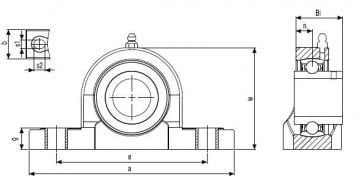 PPL RULMAN YATAKLARI (KÖPRÜ) /OMEGA BEARING INSERT