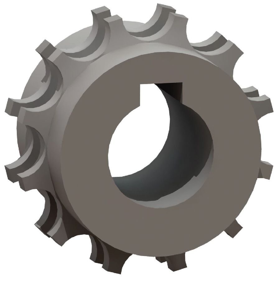 388 HASIR BANT DİŞLİSİ (12.7 mm) / 338 MODULER BELTS DRIVING SPROCKETS 388 D10 T25