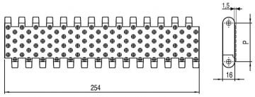 963 YUMRU DESENLİ HASIR BANT / NUT TOP MODULAR CONVEYOR BELTS