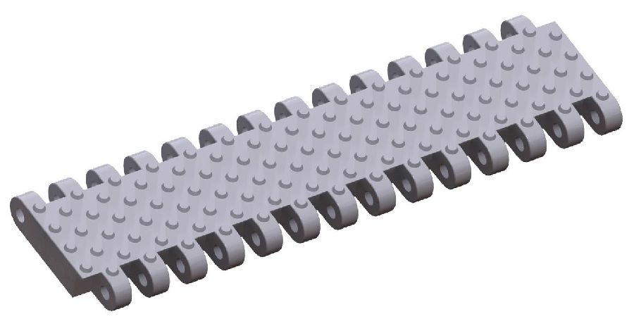 963 YUMRU DESENLİ HASIR BANT / NUT TOP MODULAR CONVEYOR BELTS 963 G02 K10**