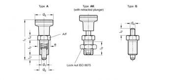 GN617 Çekmeli Kilitleme Pimi