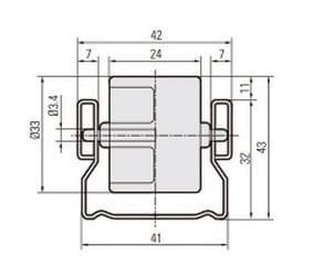 GP4036B 40'lık MAKARA RAY