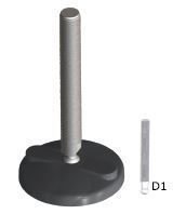 510 DÜZ TABAN PLASTİK PABUÇ(2 KÖŞELİ METAL ÇİNKO KAPLAMA ) 60*M8*82*45        (510 600 880)