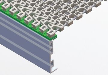 25*105 KONVEYÖR YAN ŞASE ALÜMİNYUM PROFİL(ELOKSALLI)/25*105 STRUCTURAL SILVER ANODIZED ALUMINIUM PROFILE