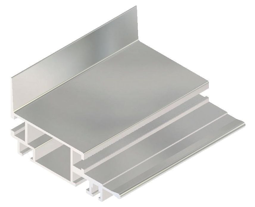 50*88 KONVEYÖR YAN ŞASE ALÜMİNYUM PROFİL(ELOKSALLI)/50*88 STRUCTURAL SILVER ANODIZED ALUMINIUM PROFILE