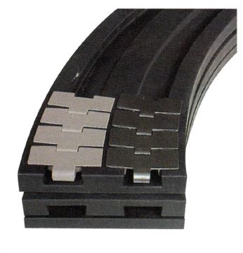 ALPOLEN 1000 90 DERECE (880 AÇILI KULAKLI BANTLAR İÇİN) DÖNÜŞ YATAKLARI / CURVE TRACKS FOR 880 CHAINS 205 650 214