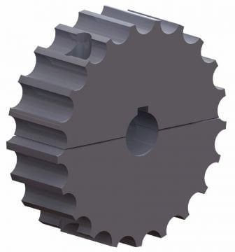 350 İKİ PARÇALI DÜZGÜN PASLANMAZ BANT TAHRİK DİŞLİSİ/ SPLIT SPROCKETS