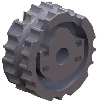 311 PLASTİK BANT AVARE DİŞLİSİ(POLYAMİD PA6 KATKILI) / IDLER SPROCKETS 311 KI2 123