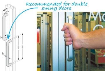 2074  OVAL ALÜMİNYUM KAPAK KOLU