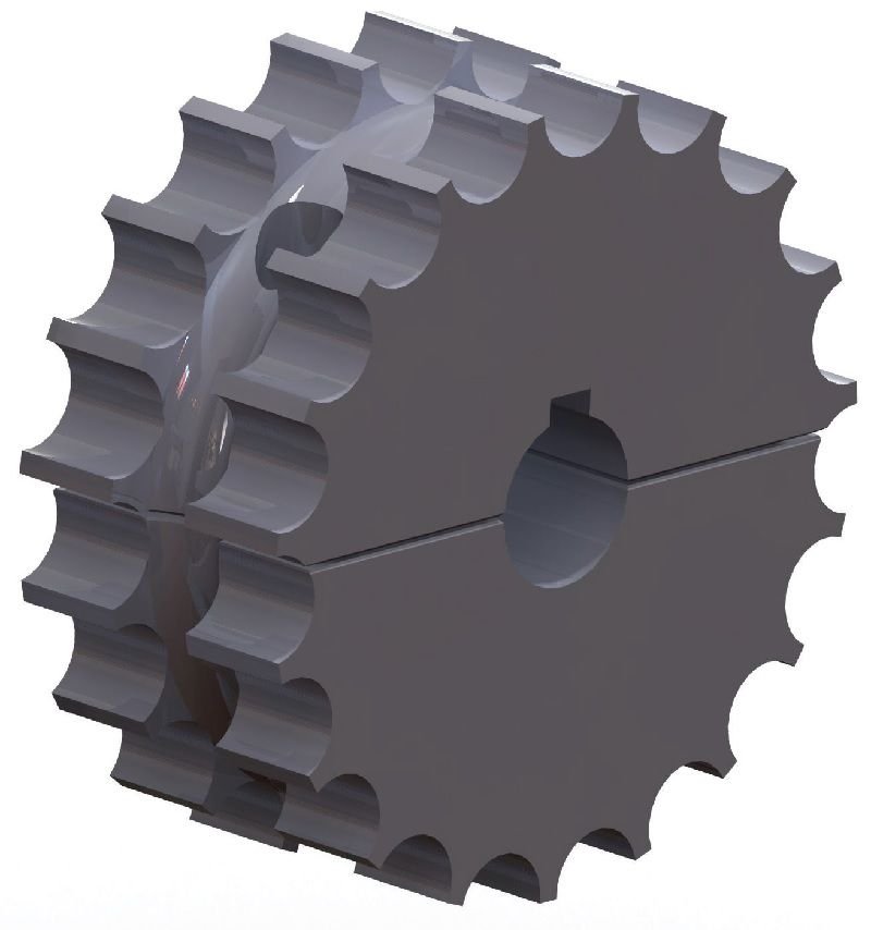 320 İKİ PARÇALI PLASTİK BANT DİŞLİSİ / DRIVE SPROCKETS 320 AI2 123