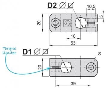 1397 ÇAPRAZ TUTUCU MENGENESİ/CROSS BLOCK FOR GUIDES