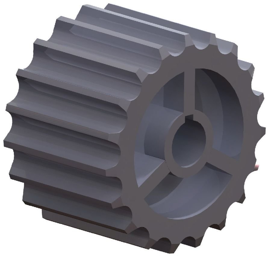 325 ÇİFT MENTEŞELİ ASETAL VE PASLANMAZ BANT TEK PARÇA / DRIVE SPROCKETS 325 CMK 321A