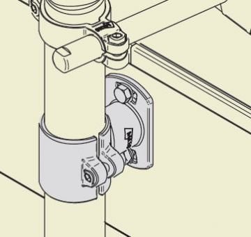 MS PARALEL MİL GÖVDE TUTUCUSU  Ø48.3 mm