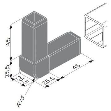 1600A KÖŞE BAĞLANTI (R.15)