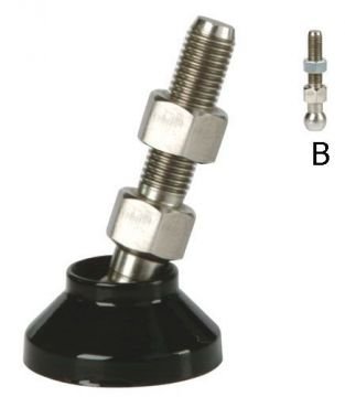 505 PLASTİK PABUÇ(6 KÖŞESİ PASLANMAZ ÇELİK) AISI 304 (INOX) 40*M10*89*45  (505 401 070)