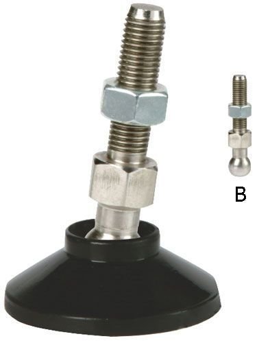 501 PLASTİK PABUÇ(6 KÖŞESİ METAL ÇİNKO KAPLAMALI) 120*M20*124*55     (501 122 010)