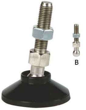 501 PLASTİK PABUÇ(6 KÖŞESİ METAL ÇİNKO KAPLAMALI) 120*M20*124*55     (501 122 010)