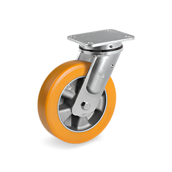 65 HT Alüminyum Göbekli TR Poliüretan Tekerlekler