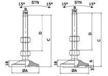 507 ÇELİK - TABANLI VE MİLLİ MAFSALLI PABUÇ